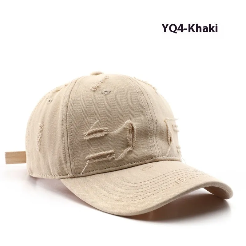 Cotton dome crown baseball hat for women with sun protection, available in multiple colours