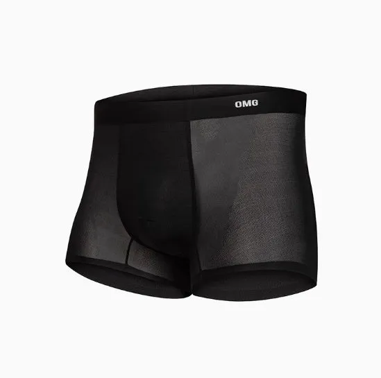 Men's seamless lightweight fitness shorts in blue, shown flat to highlight the absence of seams.