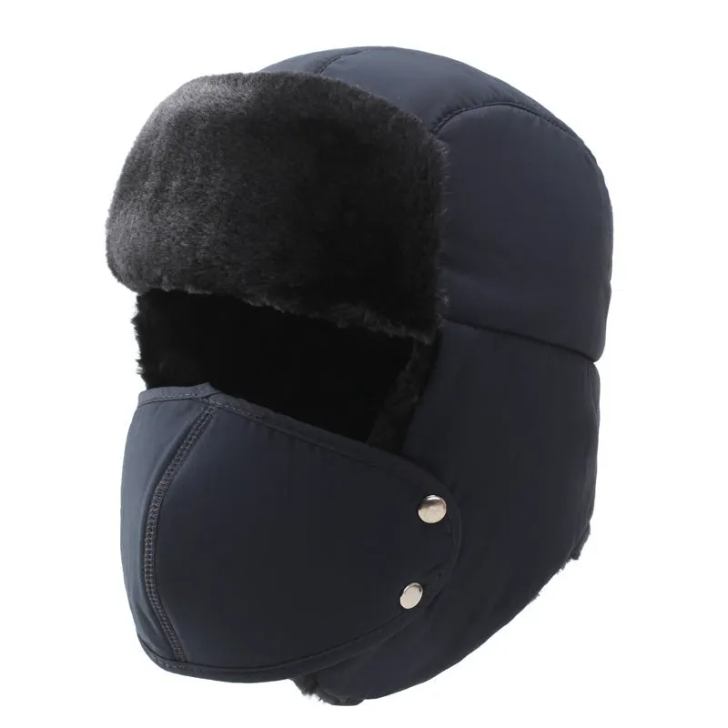 Winter Lei Feng hat in cotton with dome shape no brim available in grey black navy blue and coffee colours