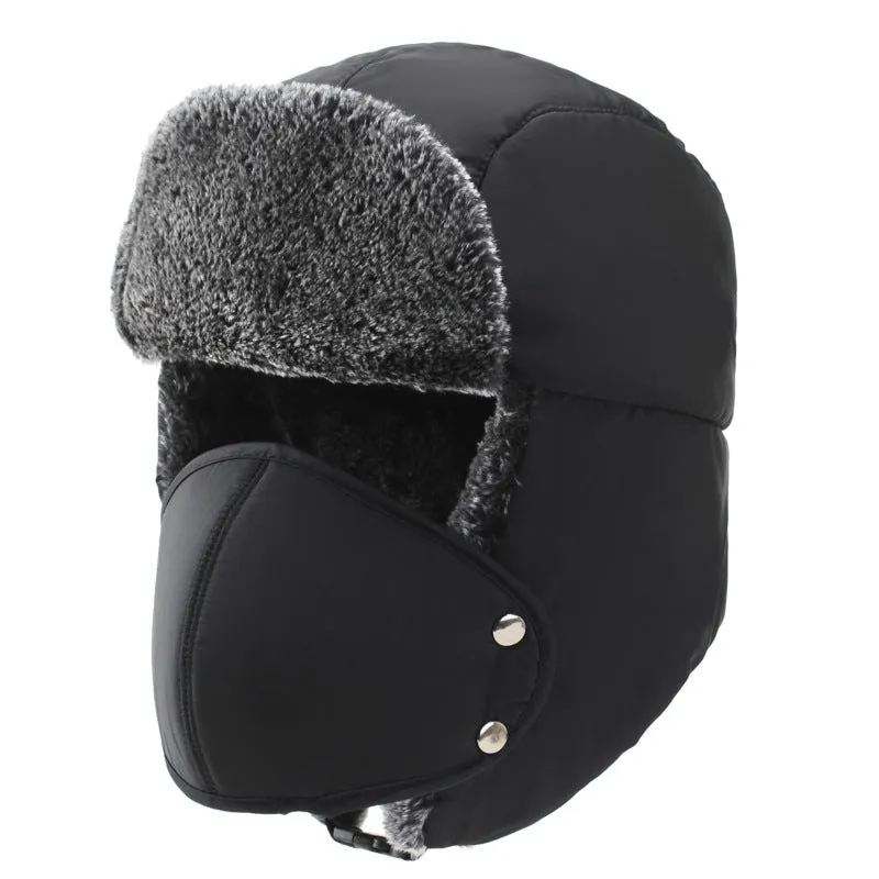 Winter Lei Feng hat in cotton with dome shape no brim available in grey black navy blue and coffee colours