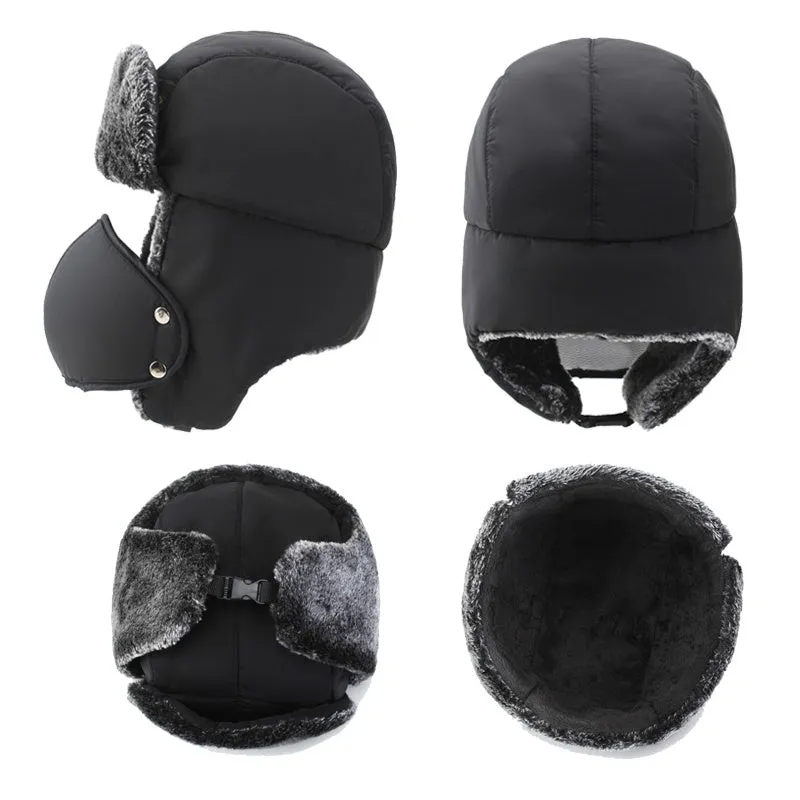 Winter Lei Feng hat in cotton with dome shape no brim available in grey black navy blue and coffee colours