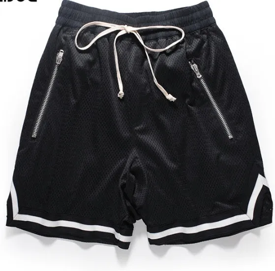 Men's loose fit zipper shorts in gold or silver? actual colour shown is one of six options