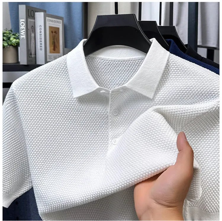 Loose fit pure cotton short sleeve pullover sweater in a choice of six colours.