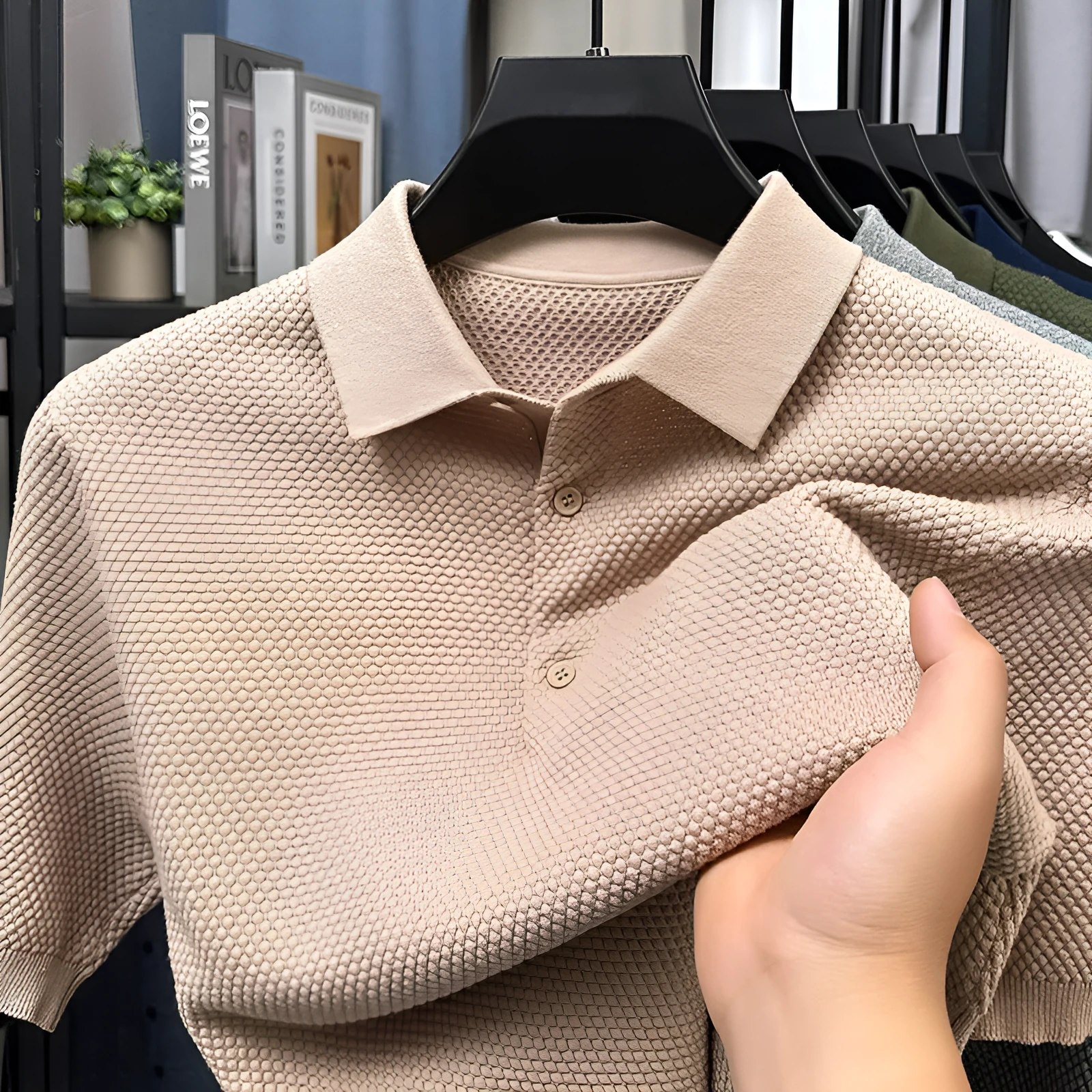 Loose fit pure cotton short sleeve pullover sweater in a choice of six colours.