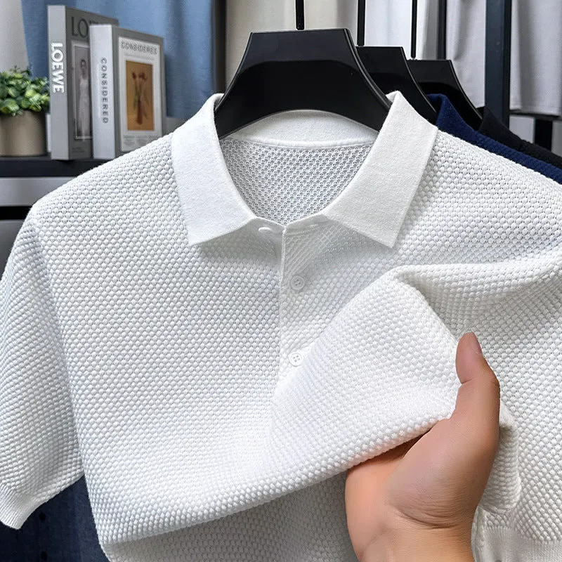 Loose fit pure cotton short sleeve pullover sweater in a choice of six colours.