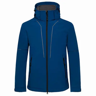 Polyester mountaineering sport jacket in black for hiking and climbing
