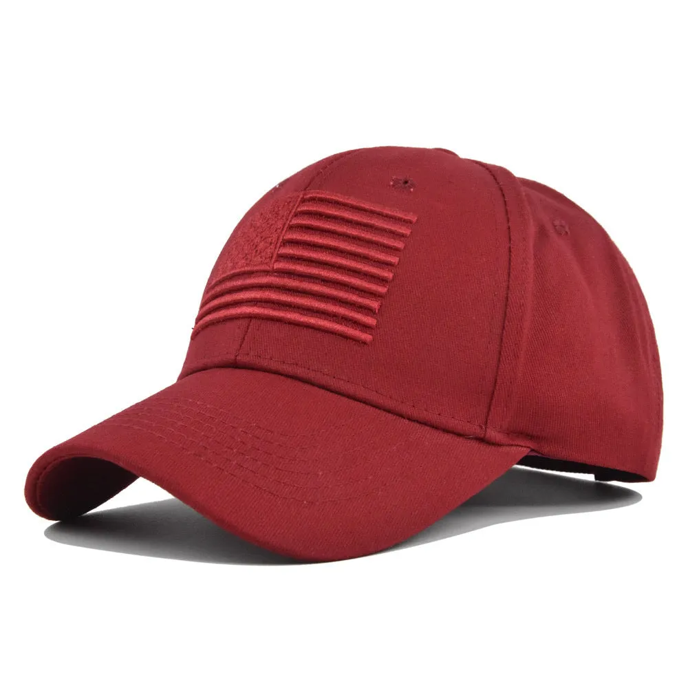 Cotton stereo embroidered peaked cap hard top dome crown sun hat with 7.5cm brim adjustable 54-60cm