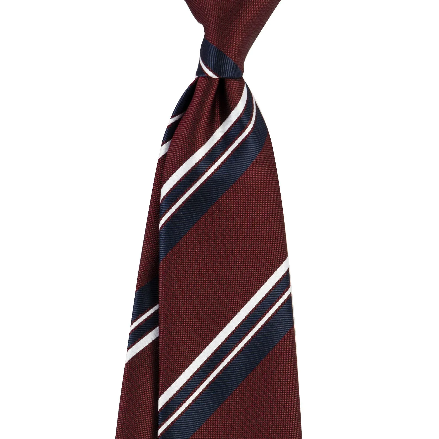 Men's South Korea silk jacquard arrow tie in trendy style, 147cm length, on plain background