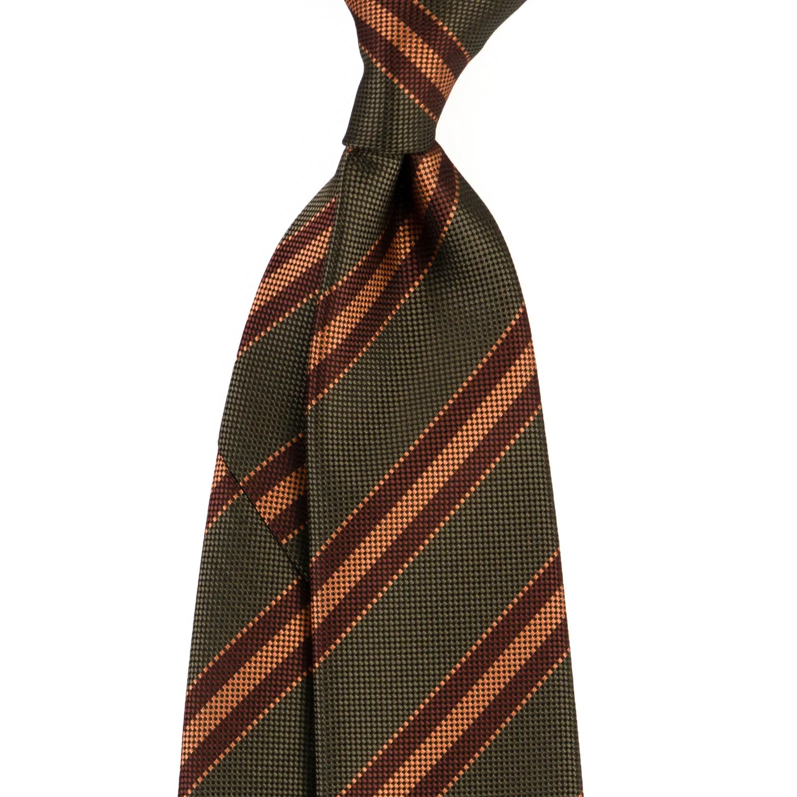 Men's South Korea silk jacquard arrow tie in trendy style, 147cm length, on plain background