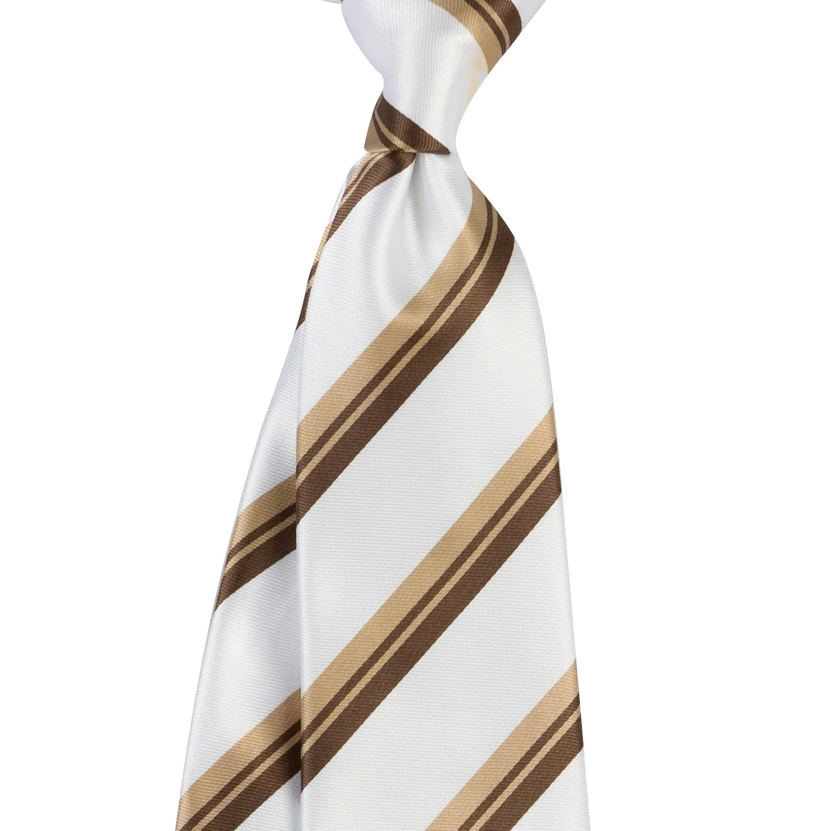 Men's South Korea silk jacquard arrow tie in trendy style, 147cm length, on plain background