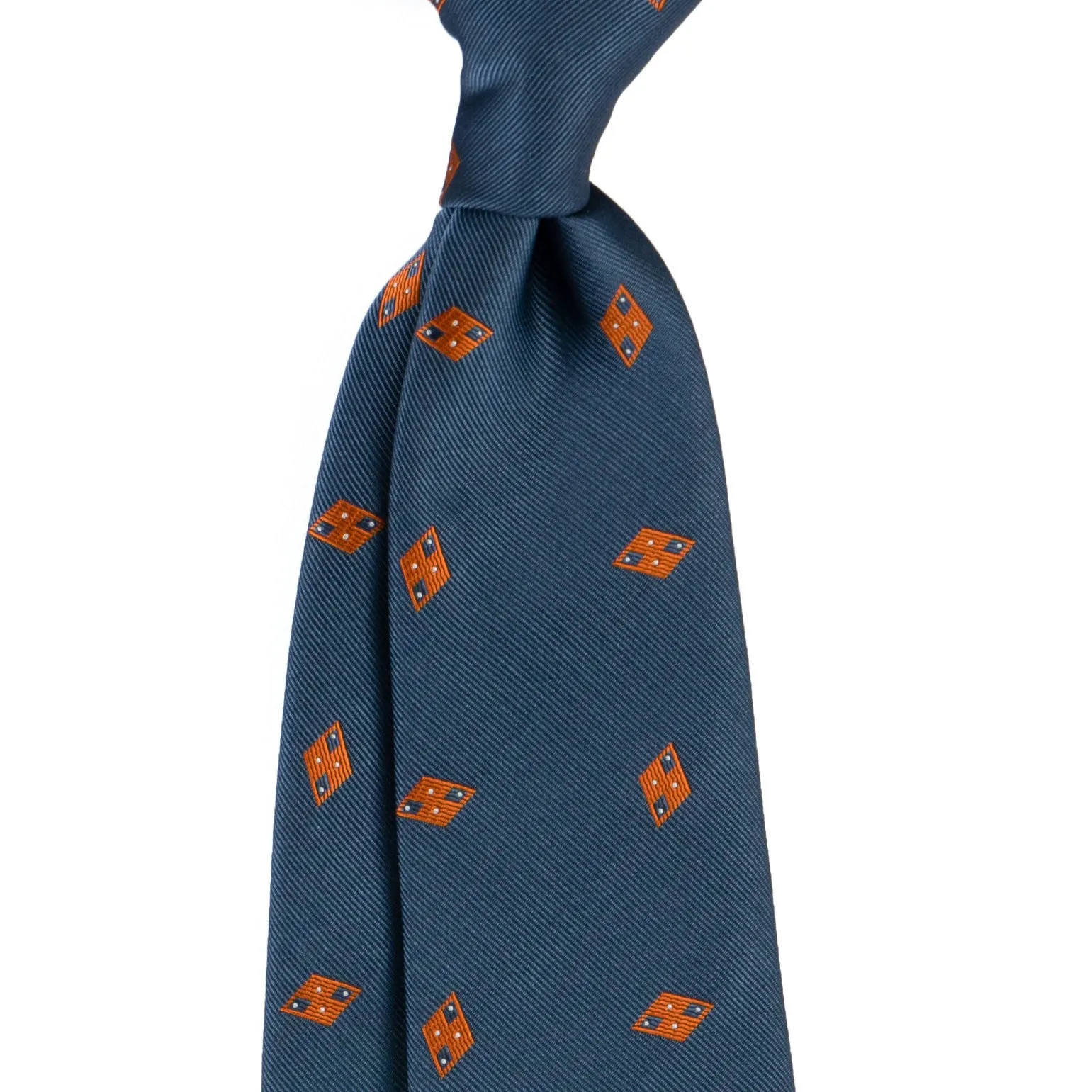 Men's South Korea silk jacquard arrow tie in trendy style, 147cm length, on plain background