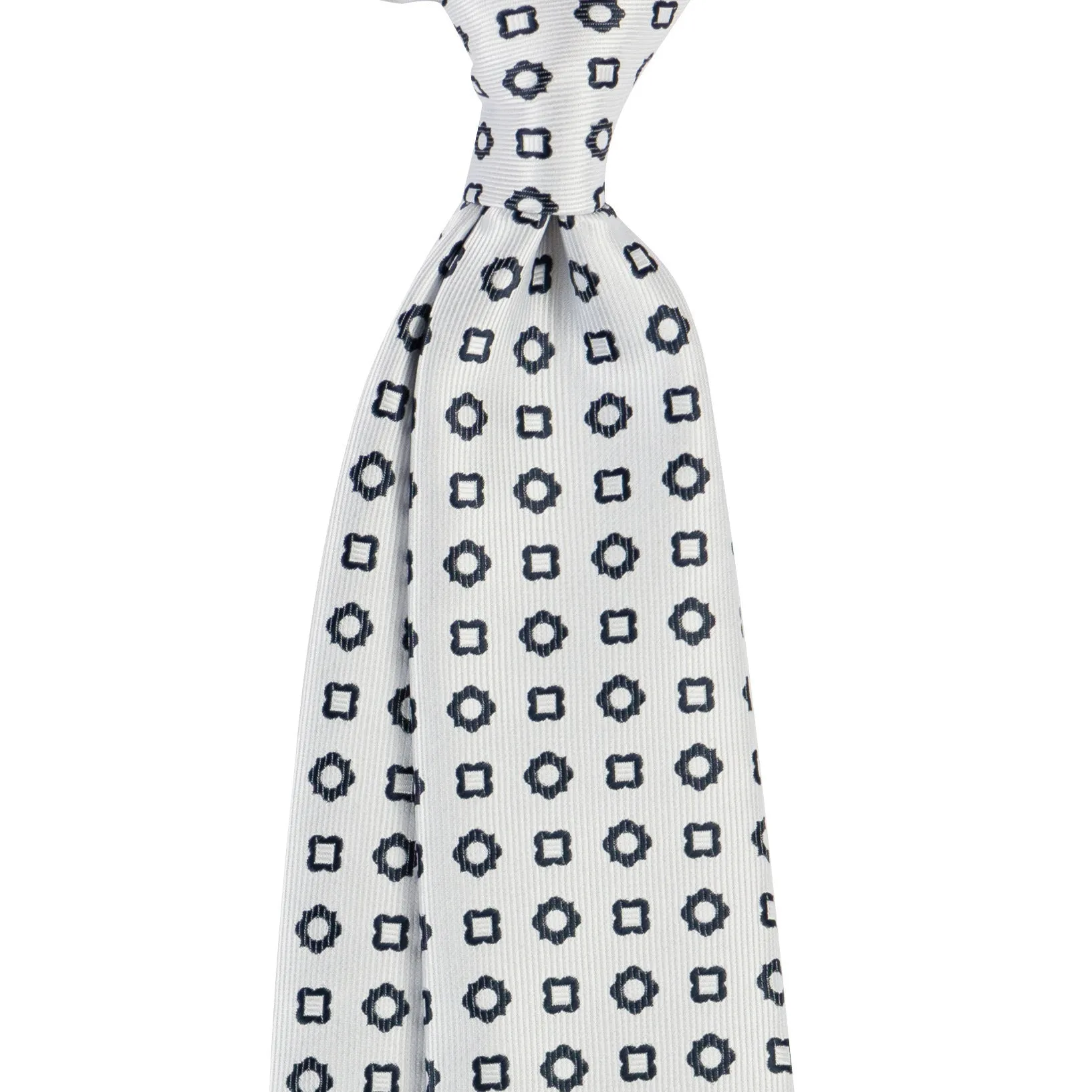 Men's South Korea silk jacquard arrow tie in trendy style, 147cm length, on plain background