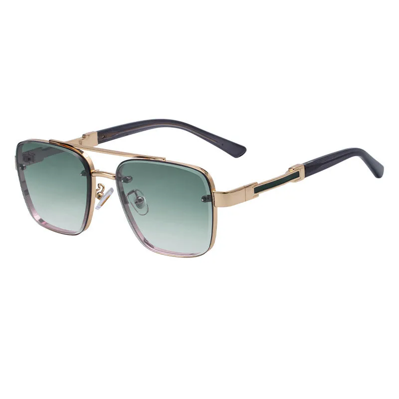 Men's vintage sunglasses with UV protection available in seven colour options