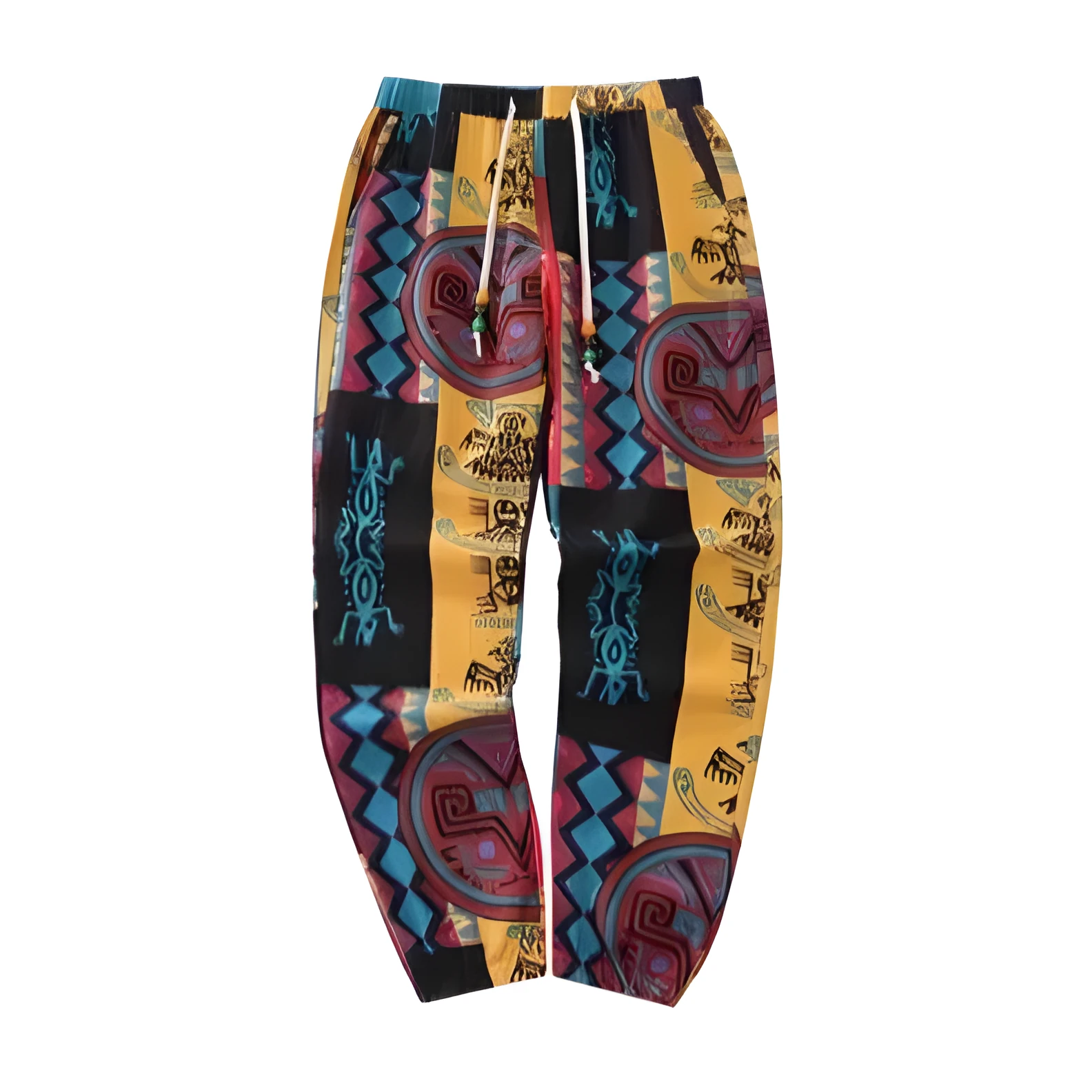 Casual summer men's sports pants low waist straight leg spandex blend in multiple colours