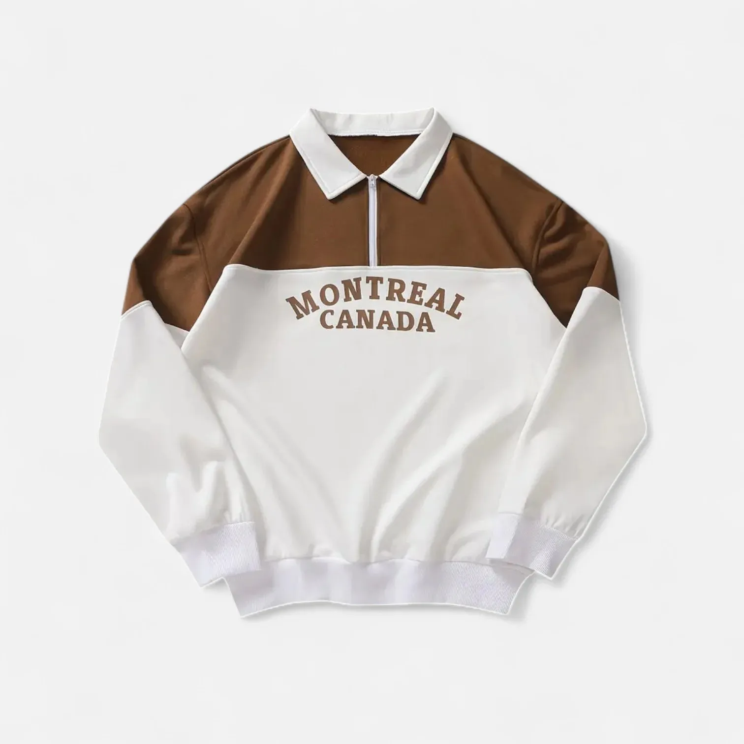3D digital print stand collar pullover sweater in autumn winter colours long sleeve polyester fibre