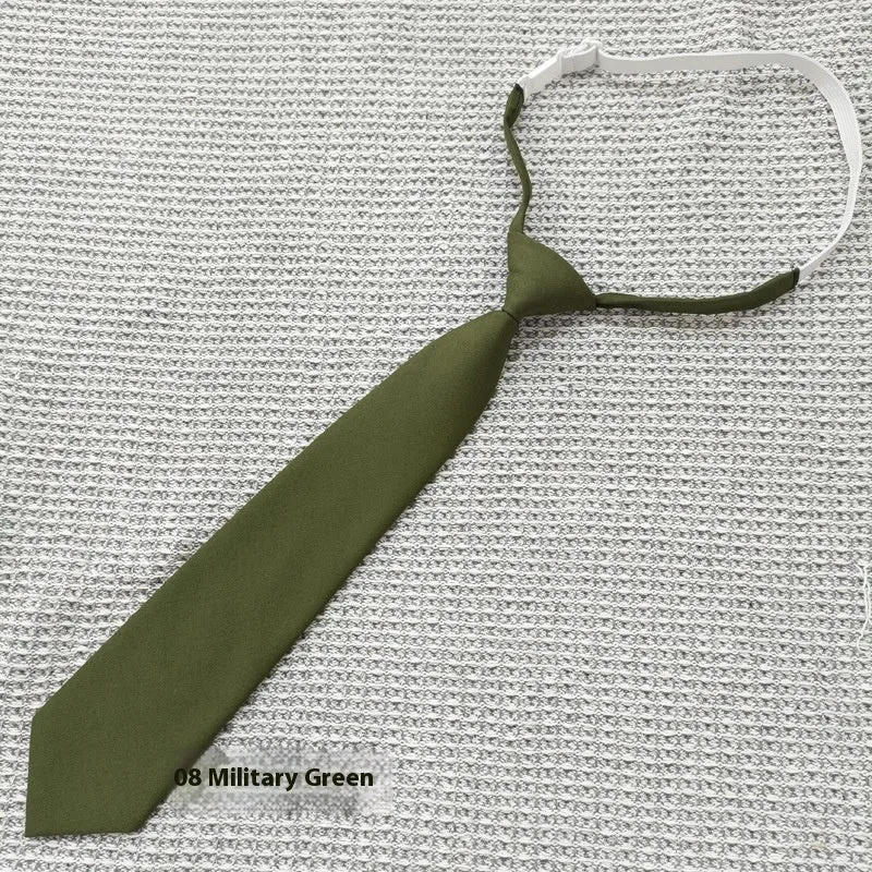 Men's solid navy blue cotton bow tie showing arrow-type design and dimensions