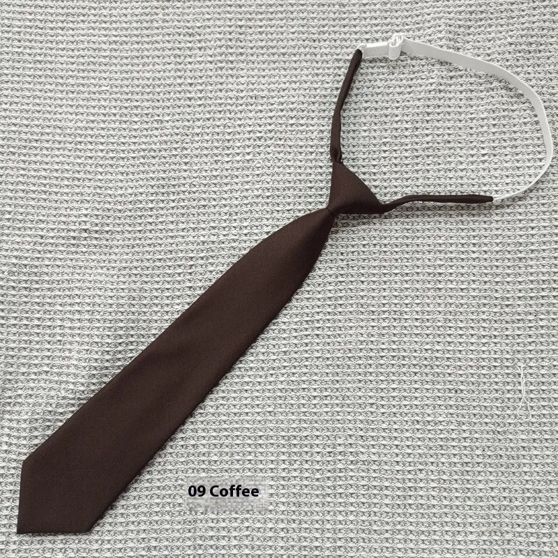 Men's solid navy blue cotton bow tie showing arrow-type design and dimensions