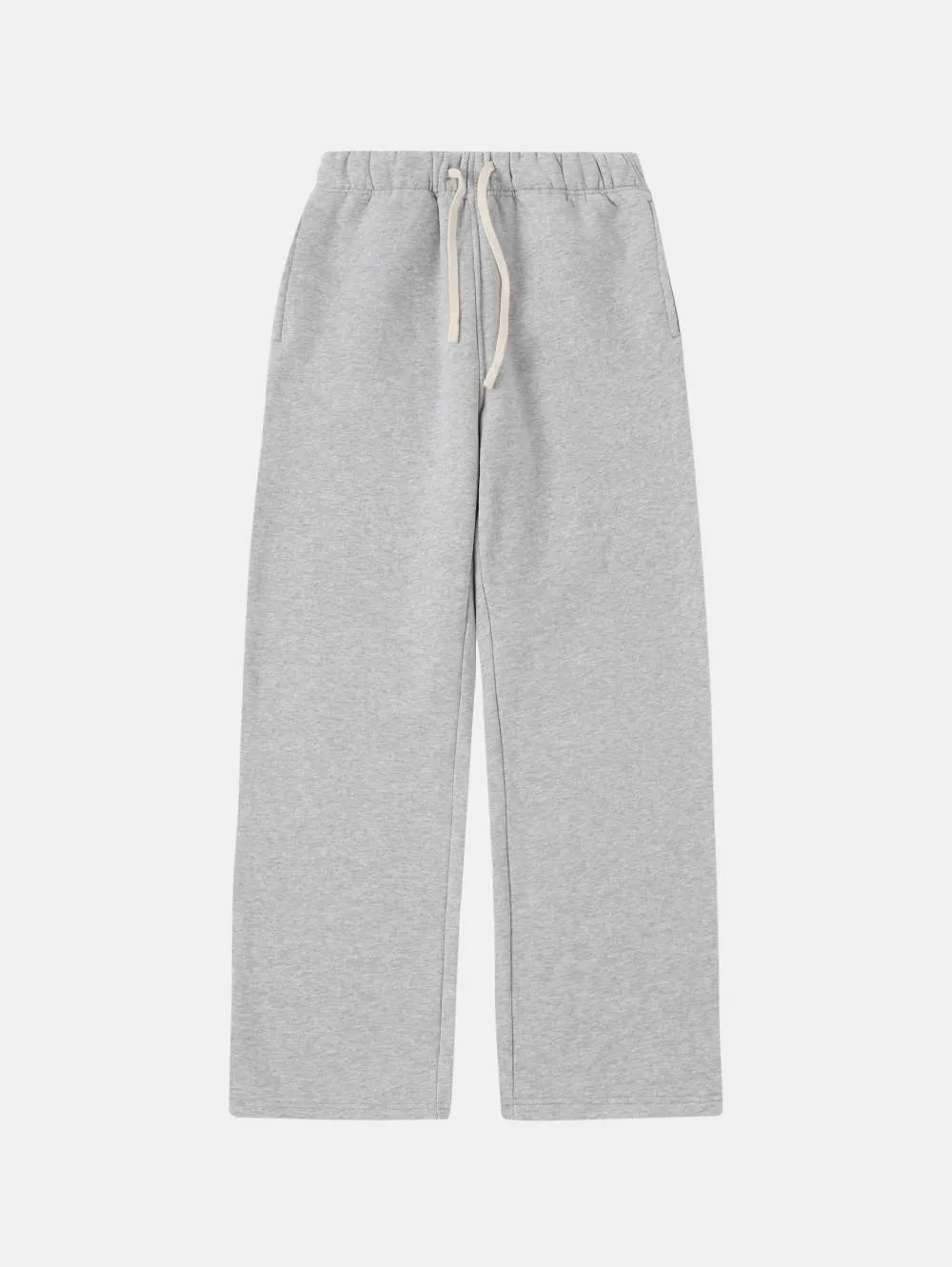 Men's loose fit fleece-lined sweatpants with elastic drawstring waistband in multiple colour options