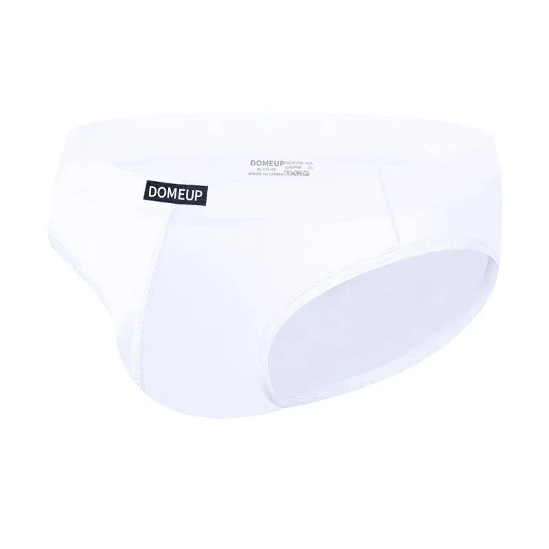Men's seamless briefs in black colour showing low waist design and seamless edges