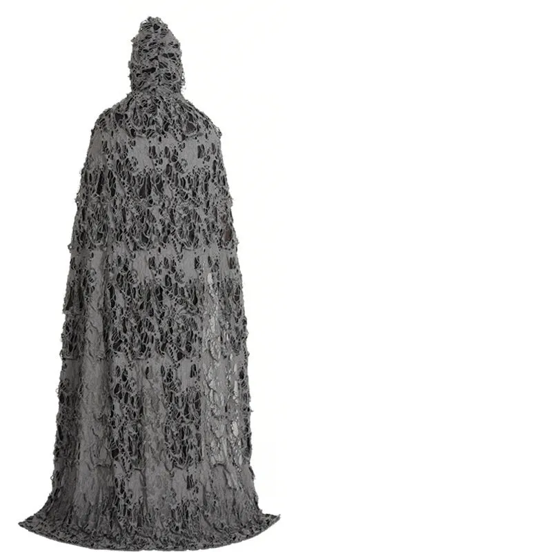 Halloween Hooded Cloak for Adults and Children Ghost Festival Rag Clothes Sewn Cloth Costume Cape 110cm 130cm 150cm Sizes Death Style