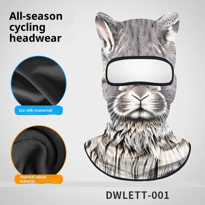 Sun protection quick-drying motorcycle hood in polyester - dustproof sunshade for outdoor riding