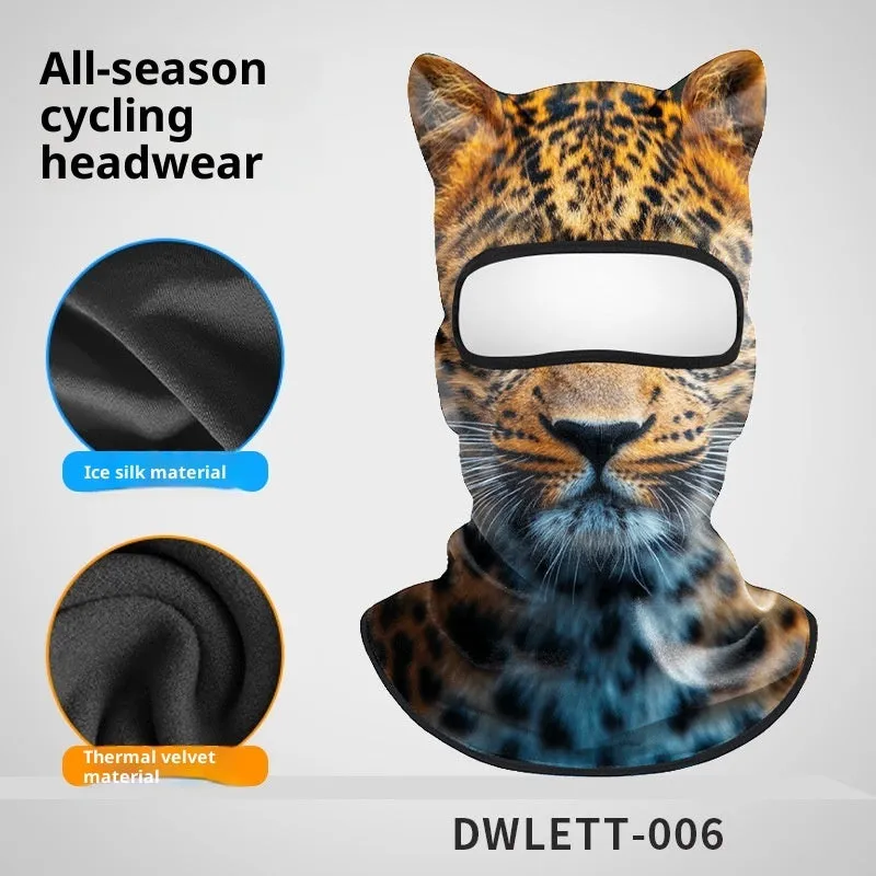 Sun protection quick-drying motorcycle hood in polyester - dustproof sunshade for outdoor riding