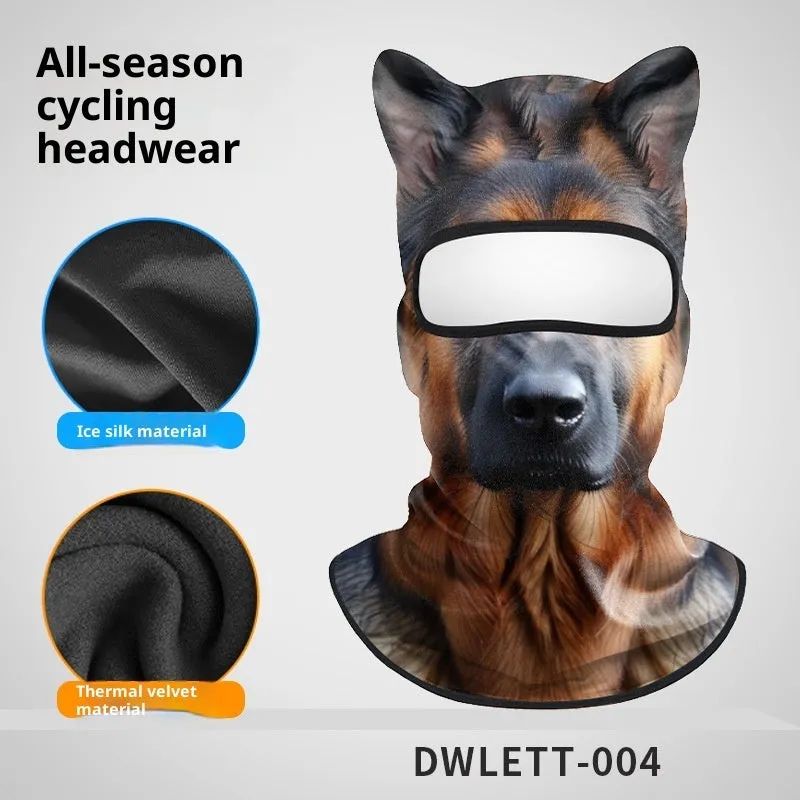 Sun protection quick-drying motorcycle hood in polyester - dustproof sunshade for outdoor riding