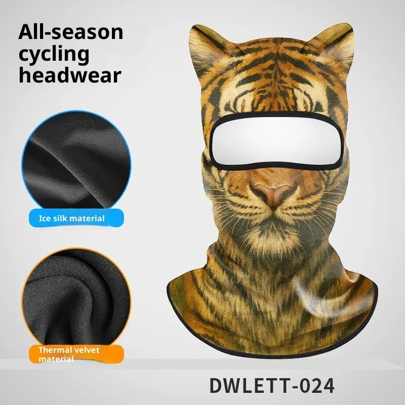 Sun protection quick-drying motorcycle hood in polyester - dustproof sunshade for outdoor riding