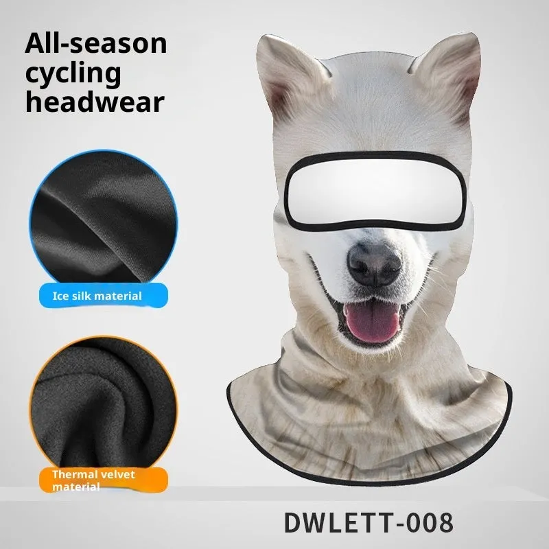 Sun protection quick-drying motorcycle hood in polyester - dustproof sunshade for outdoor riding