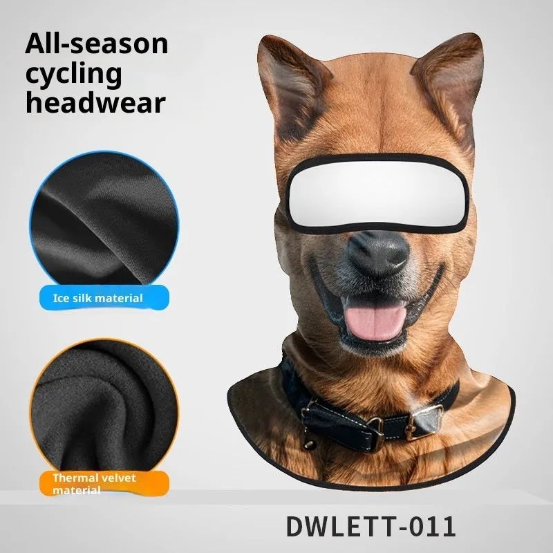 Sun protection quick-drying motorcycle hood in polyester - dustproof sunshade for outdoor riding