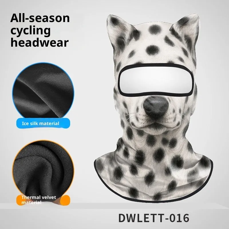 Sun protection quick-drying motorcycle hood in polyester - dustproof sunshade for outdoor riding