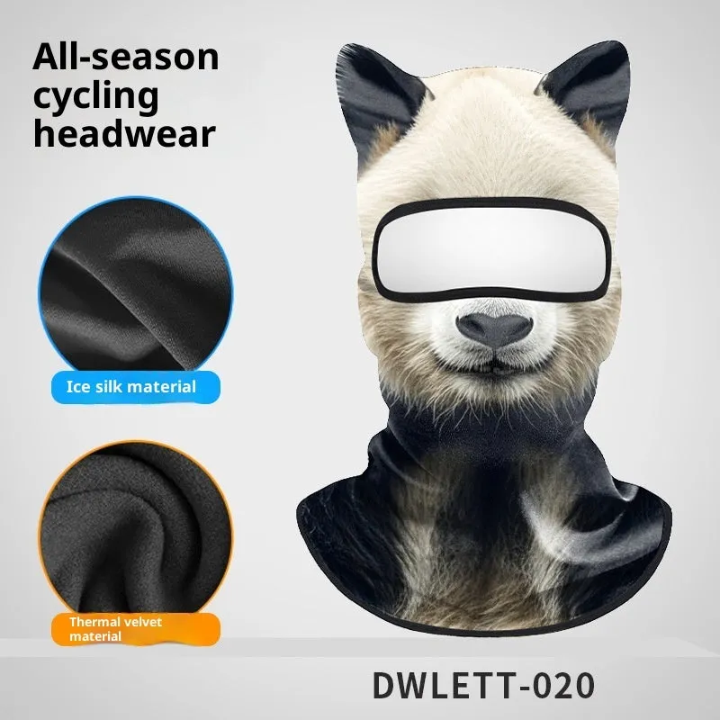 Sun protection quick-drying motorcycle hood in polyester - dustproof sunshade for outdoor riding