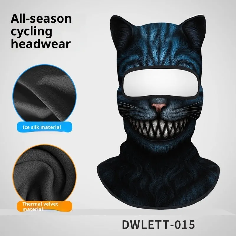 Sun protection quick-drying motorcycle hood in polyester - dustproof sunshade for outdoor riding