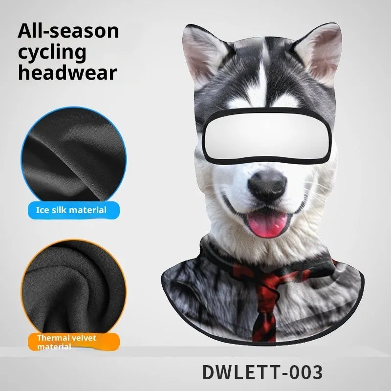 Sun protection quick-drying motorcycle hood in polyester - dustproof sunshade for outdoor riding