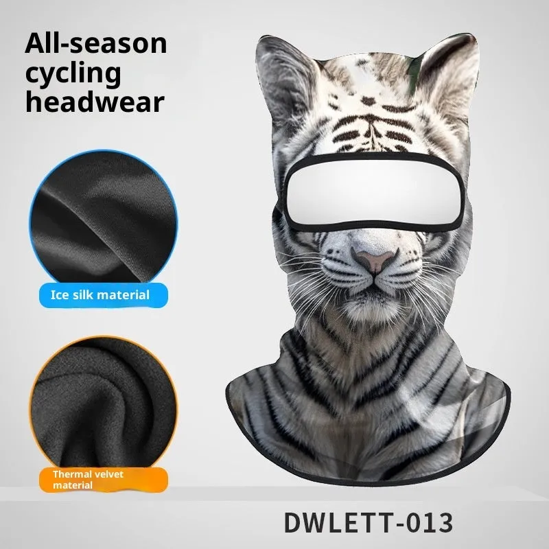 Sun protection quick-drying motorcycle hood in polyester - dustproof sunshade for outdoor riding