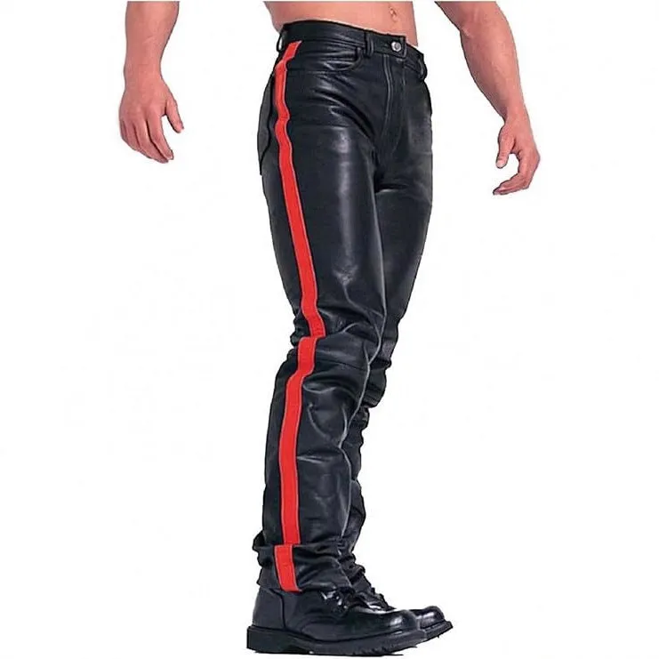 Black cropped PU leather skinny trousers for women with button fly, mid waist, dance and nightclub wear