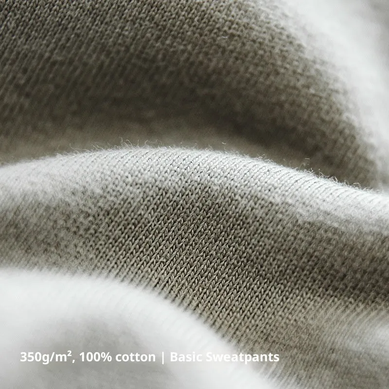 Marden Tooling retro tapered 3D cutting hemming cotton sweatpants for men in brown and olive green