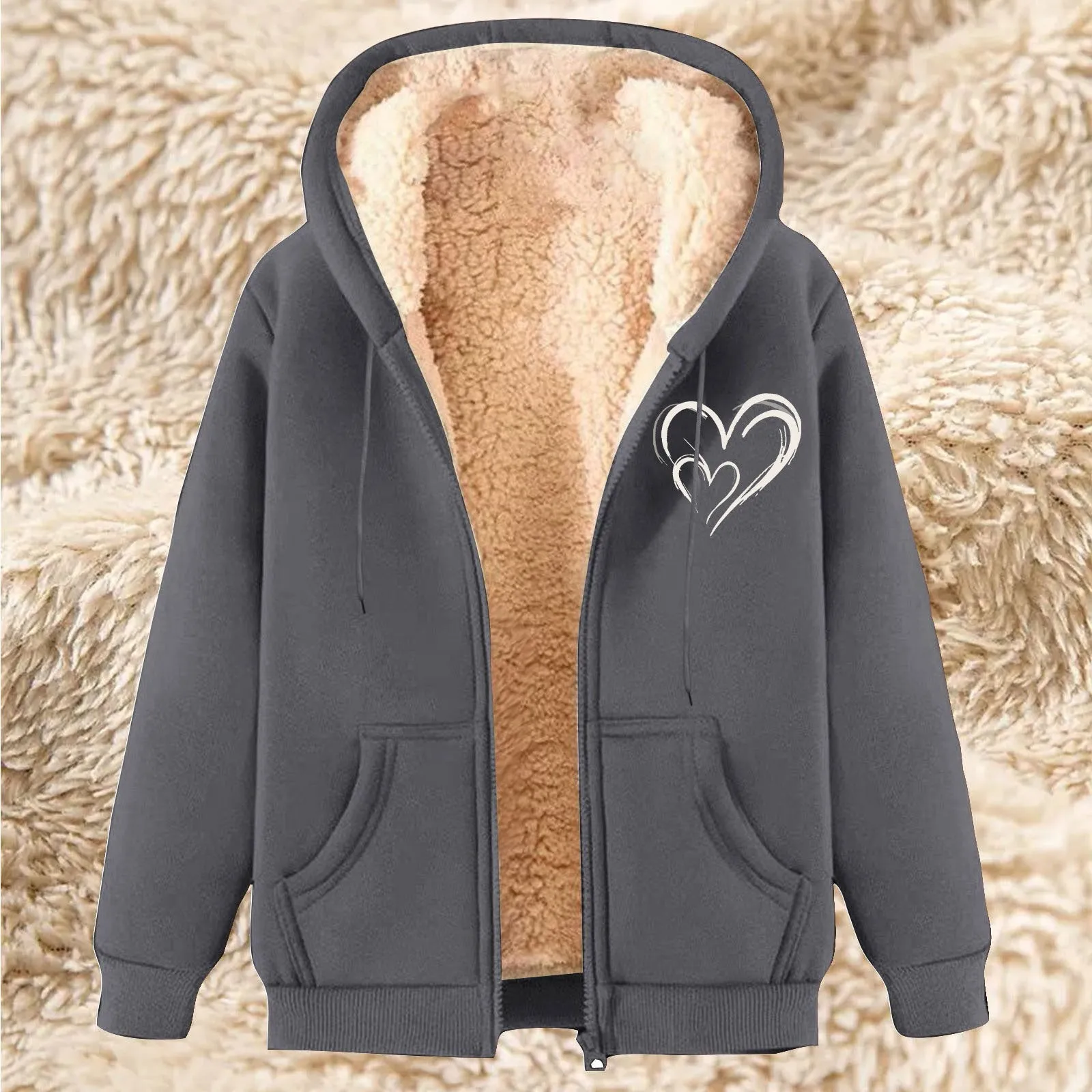Men's fleece-lined thickened winter pullover sweater in black, loose fit, polyester fibre blend, sizes M to 5XL