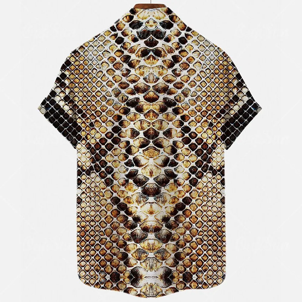 Man wearing a slim fit short sleeve casual shirt with a colourful floral 3D digital print.