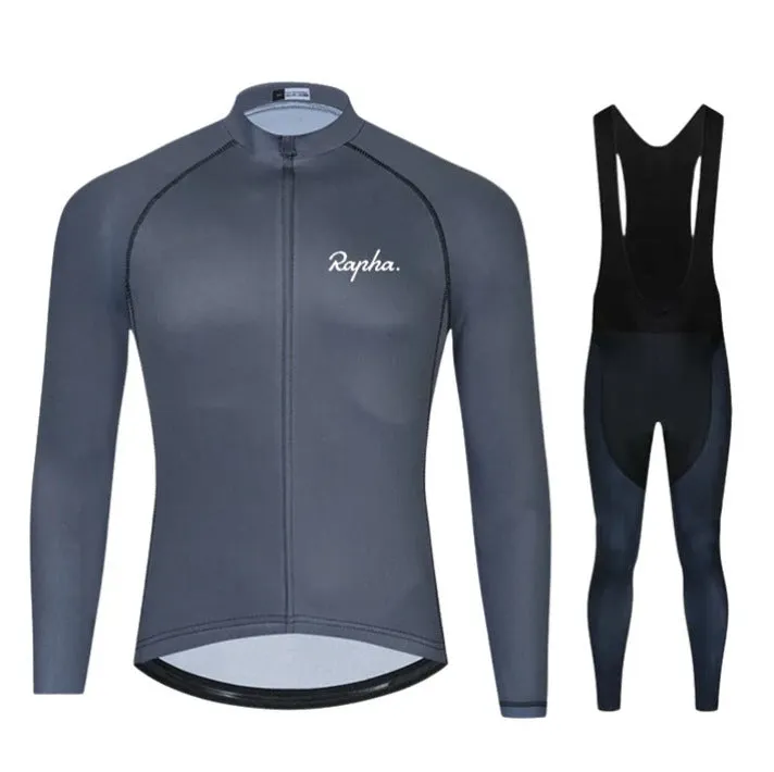 Outdoor cycling clothing set for men and women in breathable polyester, available in multiple colours and sizes XS to XXXL