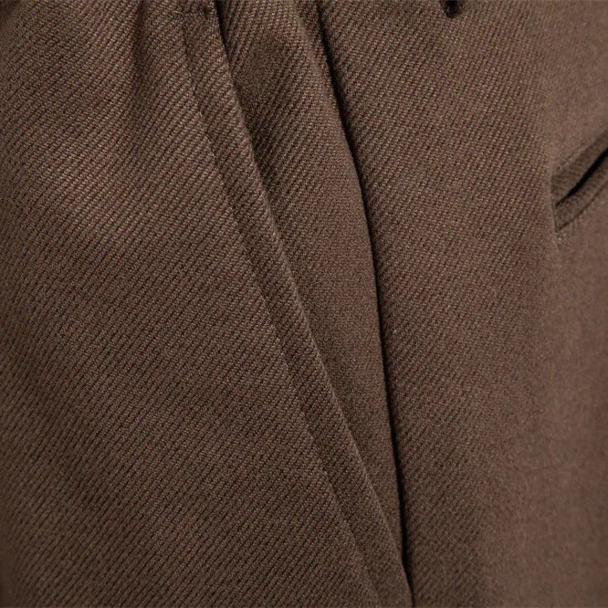New casual men's thickened straight leg trousers with slight stretch, black gray colour, mid-rise waist