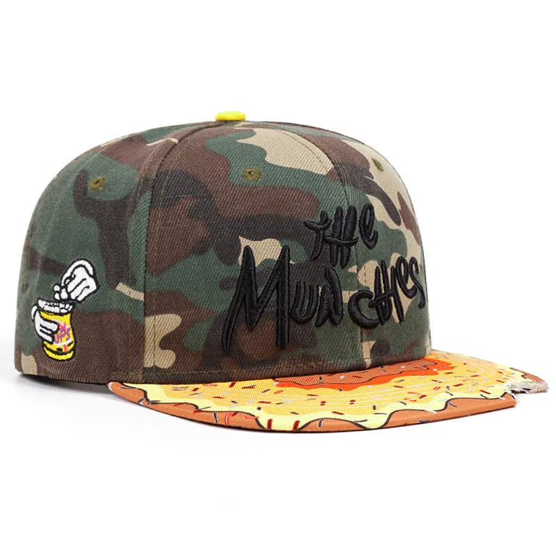 American-style flat brim cap in polyester with dome top, available in five colours for sun protection