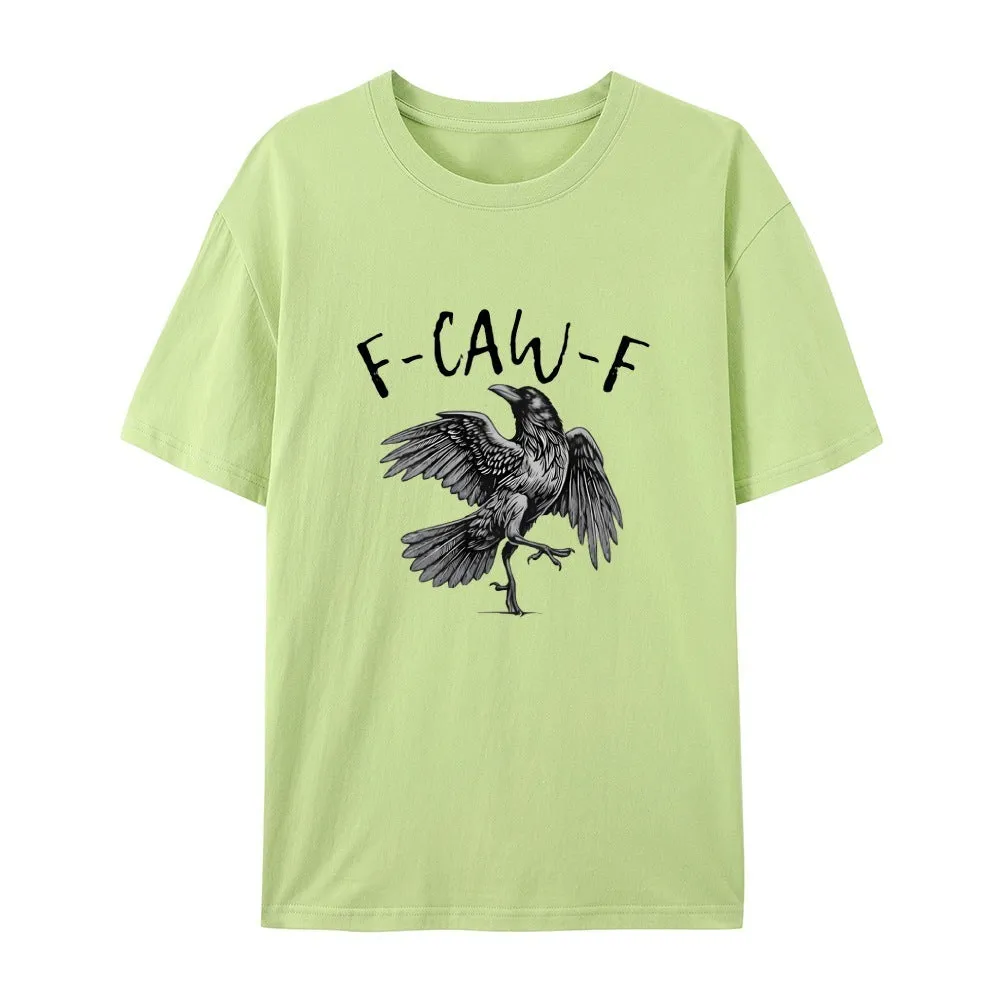 Sports pure cotton t-shirt for men and women with letters pattern, available in various colours including khaki and light blue