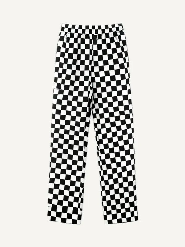 Wild Trend avant-garde polyester trousers in a single style shown on a model, available from size S to 5XL