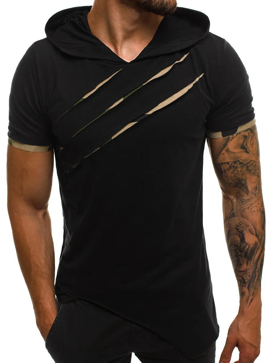 Fitness top with pleated short sleeves in army green, modal polyester blend, front view