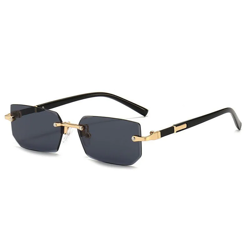 Frameless water drop sunglasses in transparent colour for driving and outdoor sports