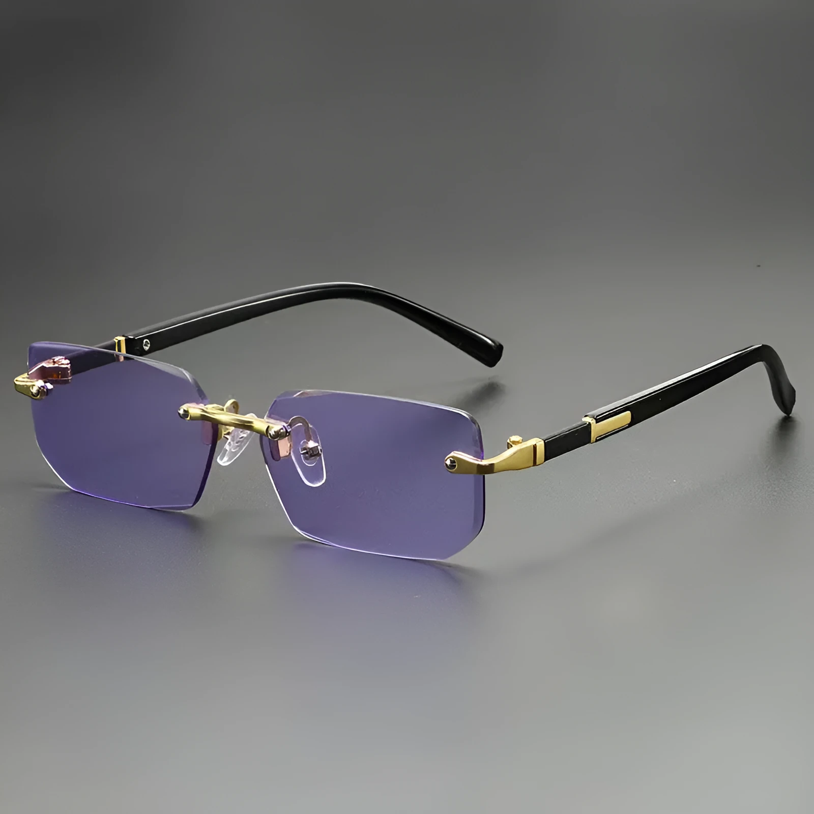 Frameless water drop sunglasses in transparent colour for driving and outdoor sports