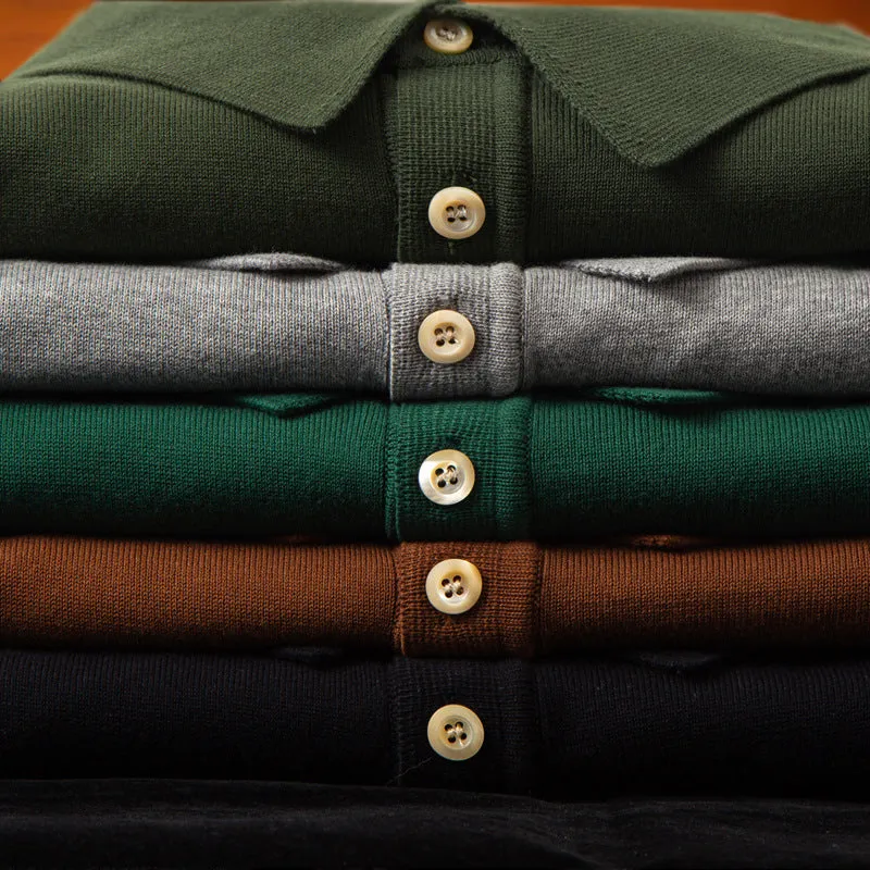 Retro slim fit cotton short-sleeved T-shirt in solid colour options