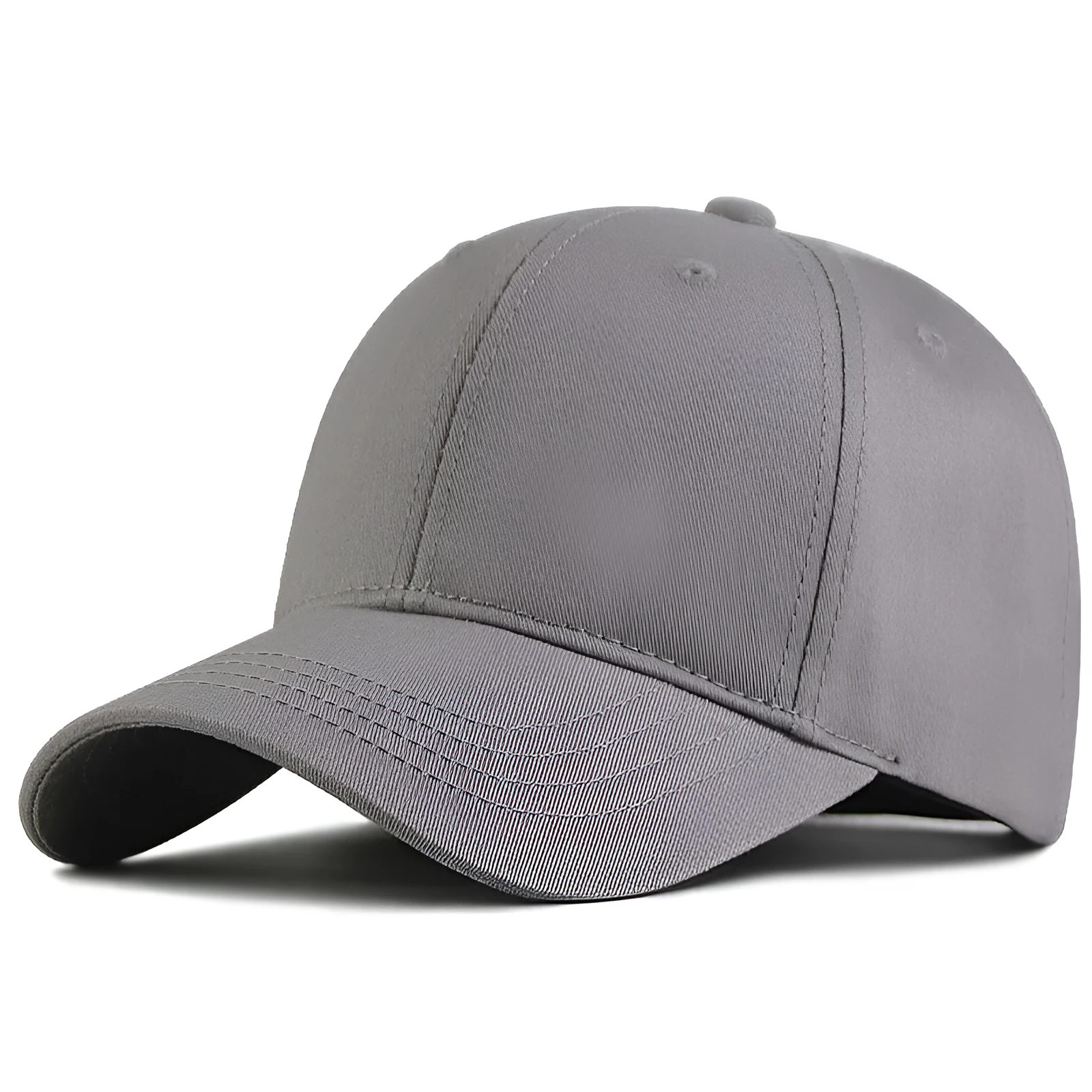 Cotton twill wide brim dome crown hat in khaki for sun protection with breathable lightweight feel