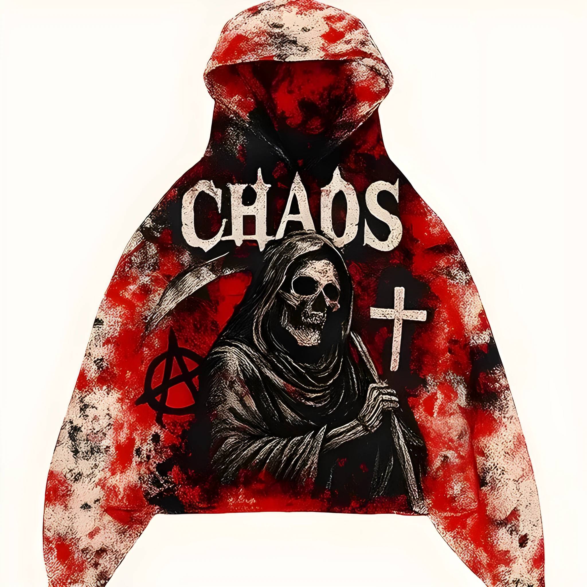 Fashion casual printed polyester sweater for women in pullover style, available in multiple sizes